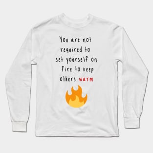 Self Care Long Sleeve T-Shirt